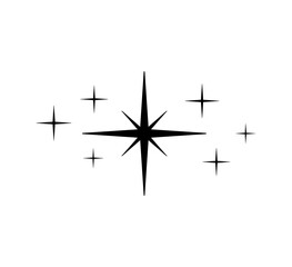 PNG christmas starry symbol icon set bethlehem david bright decoration fantasy flying geometry pattern polygon rating winner victory vector black design quality isolated.

