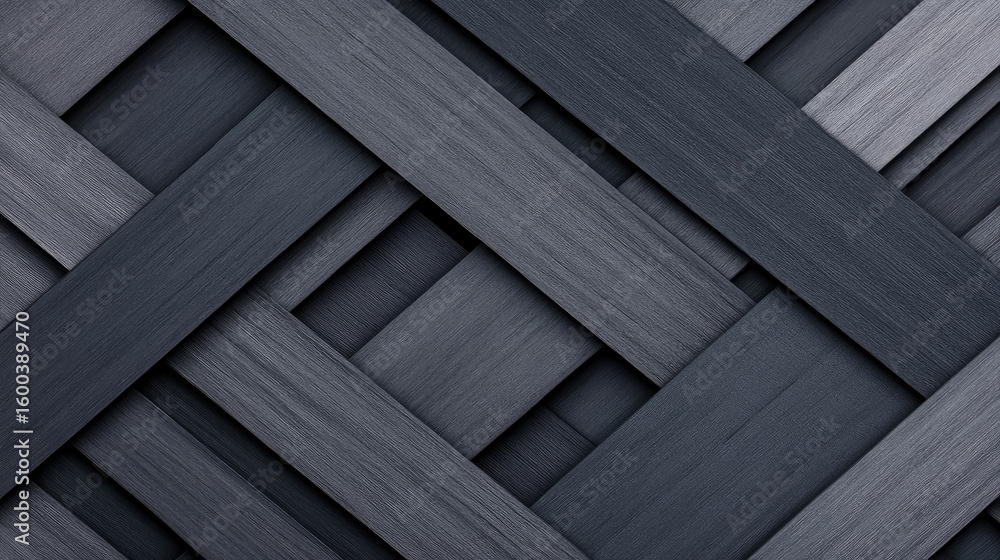 Poster abstract dark crisscross pattern with overlapping strips