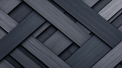 Abstract dark crisscross pattern with overlapping strips