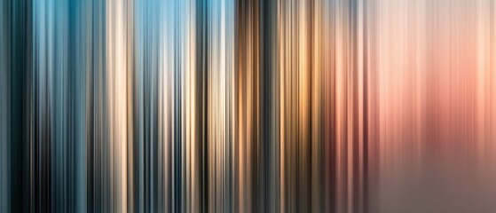 Obraz premium Abstract Vertical Lines: A Symphony of Hues and Shades