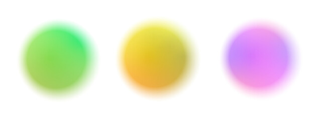 Grainy gradient with blurred dots and glowing background