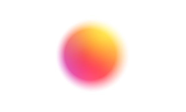 Yellow circle blur with soft textured grain overlay