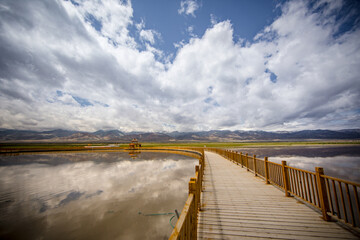 Fototapeta premium Landscape of the eastern Tianshan Mountains in Hami, Xinjiang, China