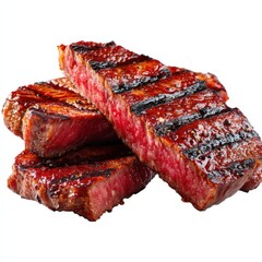Delicious Grilled Steak Slices Ready to Eat Juicy and Flavourful BBQ Meat