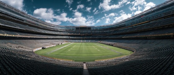 Soldier Field: A Majestic Empty Stadium