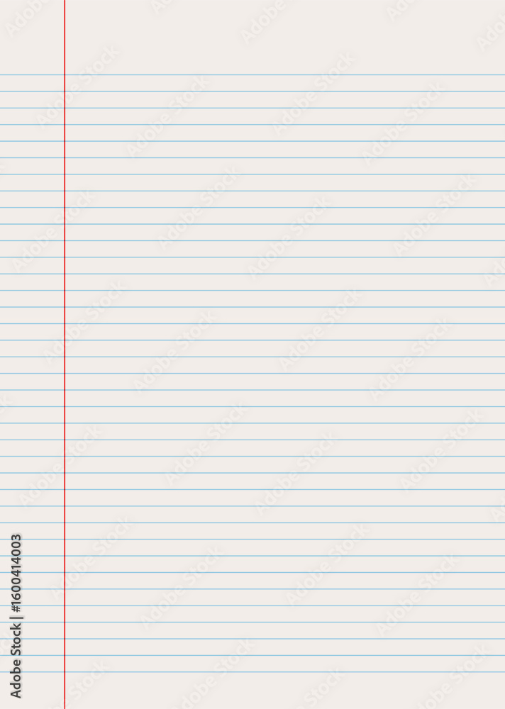 Aufkleber notebook paper background. lined notebook paper