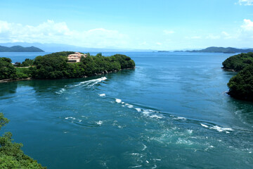 西海橋から大村湾に向かって見た風景
