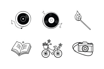 Obraz premium Set of Objects & Concepts