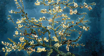 blue and yellow background