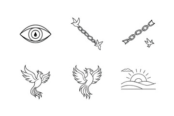 vector set Symbol and Emotion