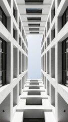 Modern Architectural Symmetry: A Linear Perspective of Urban Design