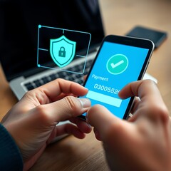 Secure digital payment transaction on mobile device mobile payment online transaction