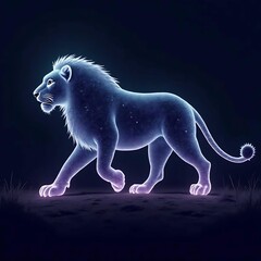 Fototapeta premium wolf and lion