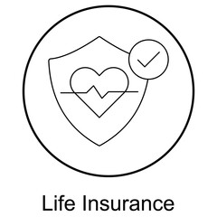 Life Insurance icon, Protect What Matters Most with Life Insurance, Secure Your Family’s Future Today
