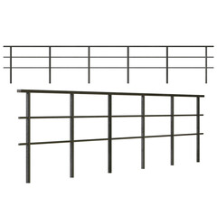 Rail metal building