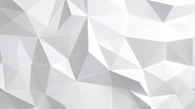 Abstract Geometric White Triangles Pattern Background