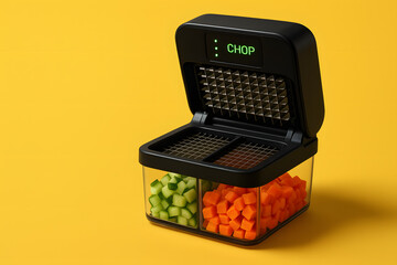 Innovative Smart Vegetable Chopper for Quick and Easy Food Preparation in Smart Kitchens
