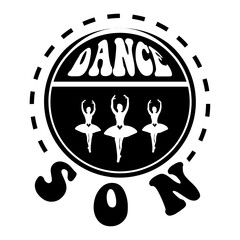 Dance son SVG Design
