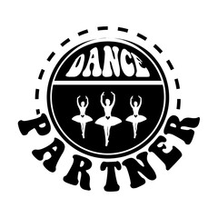 Dance partner SVG Design
