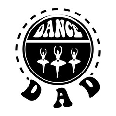 Dance dad SVG Design
