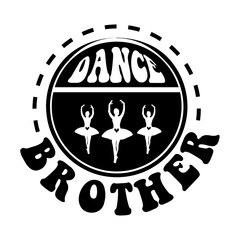 Dance brother SVG Design
