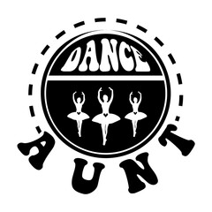 Dance aunt SVG Design
