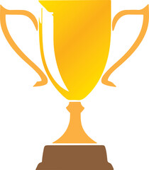 Trophy Cup Color Vector Design