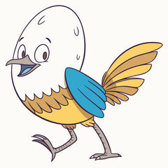 cartoon bird