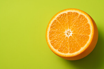 Vibrant Citrus Fruit Close-Up with Juicy Texture for Healthy Food Marketing