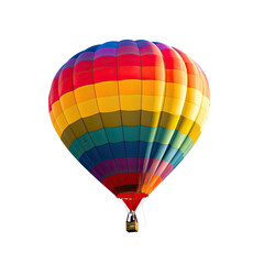 Colorful hot air balloon against black background (16)