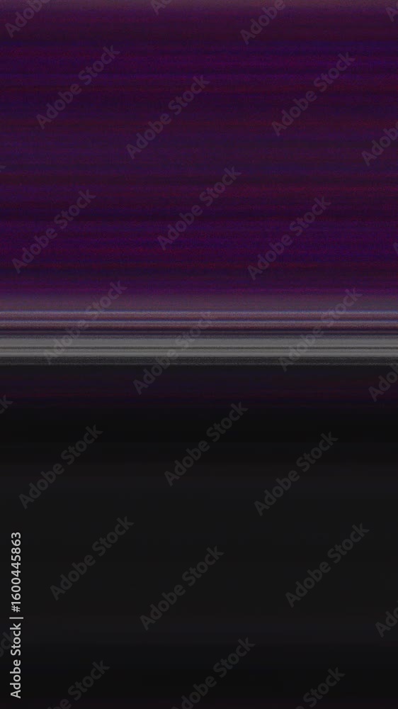 Aufkleber vertical distorted screen overlay with vhs lines and futuristic error aesthetic for video editing 4k