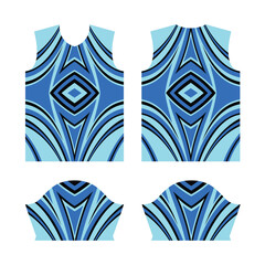 Sublimation jersey design,  crack pattern sports running, cycling, basketball team wear abstract
