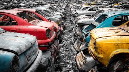 Efficient methods for car recycling  the process of crushing and repurposing vehicles