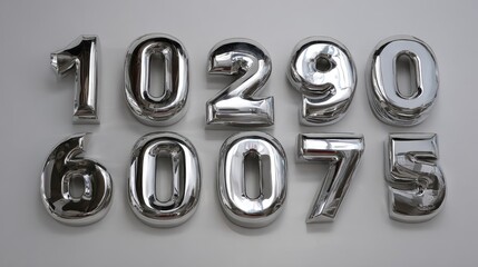 Shiny, metallic numbers
