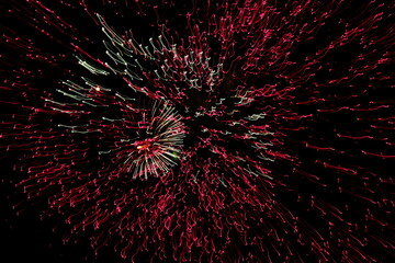 red explosion background