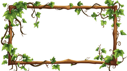 frame from branches of a tree