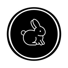 No Animal Testing Icon. Vector icon design