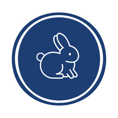 No Animal Testing Icon. Vector icon design