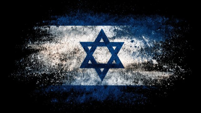The national flag of israel  symbolism and design of the star of david and stripes