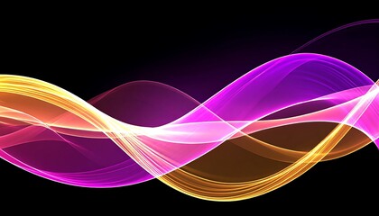 Fototapeta premium Abstract flowing waves of vibrant colors