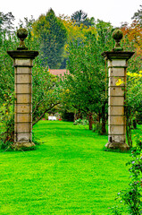 Gate in a park