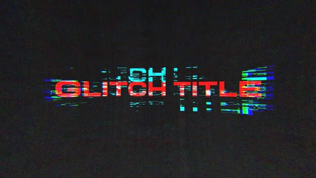 Glitch Title