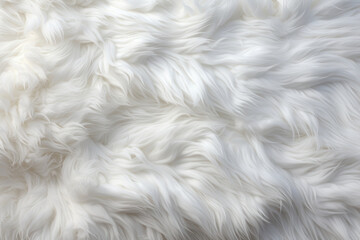 Obraz premium Background, texture, white fur. Background for the site, application. AI generative.