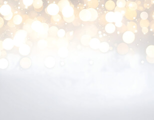 Elegant glowing light circles softly illuminate a serene and delicate gradient backdrop.