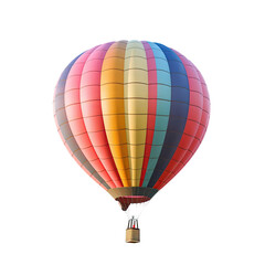 Obraz premium Colorful hot air balloon against black background (19)