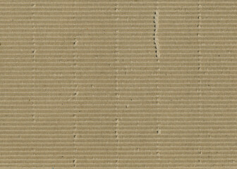 Brown cardboard box sheet texture. Vintage carton for design. 	
