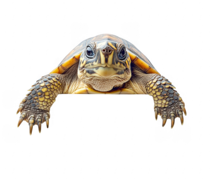 turtle isolated on white