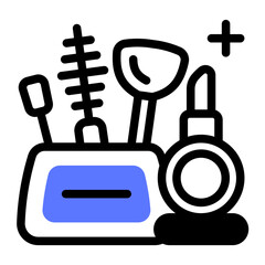 This Makeup Kit icon is suitable for prom, school party, etc.