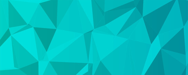 Fototapeta premium Geometric, polygonal light blue background for printing or web site