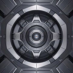 Naklejka premium Sci-Fi Floor And Wall Panel Pack (58)